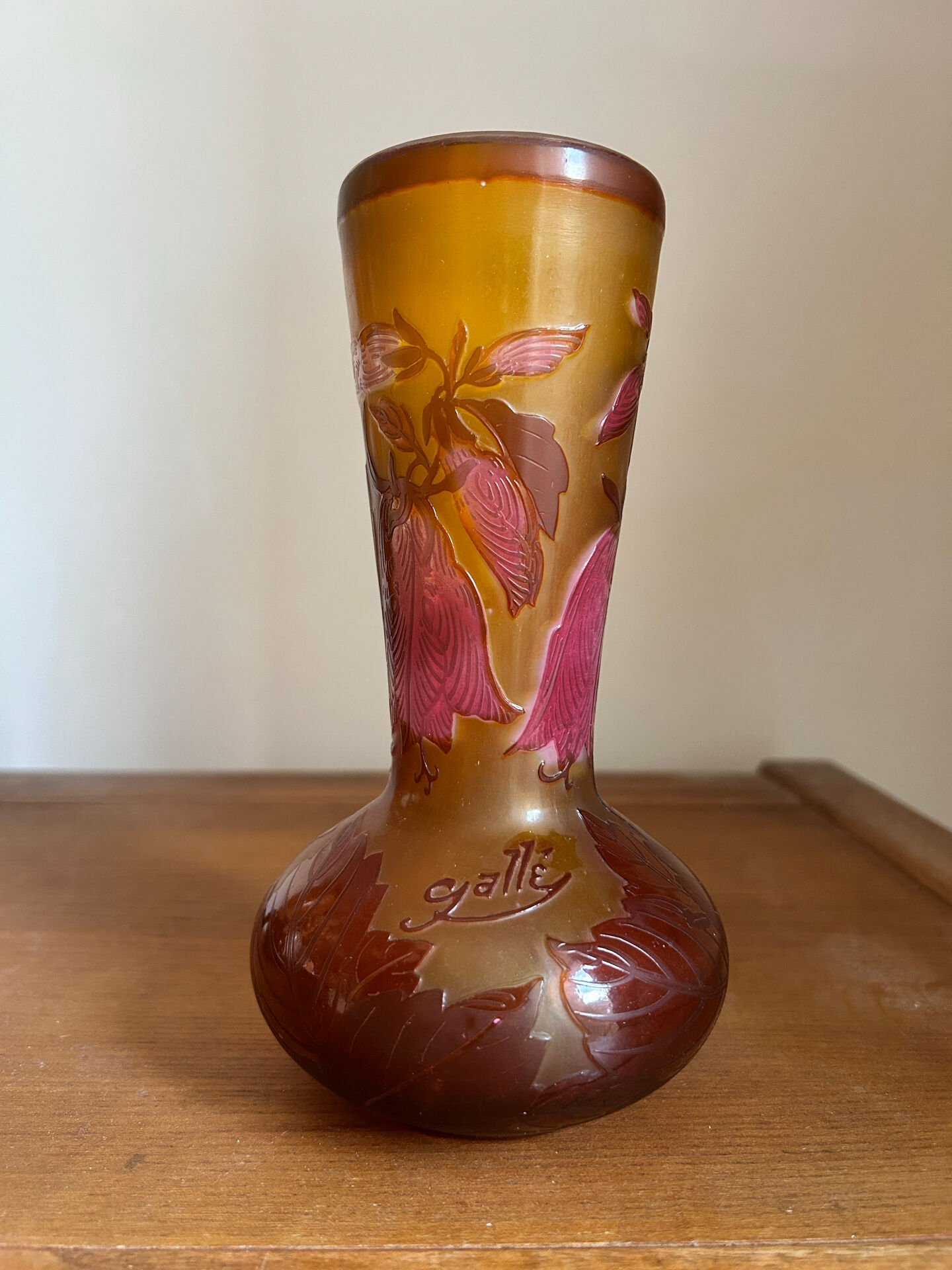 Vase School of Nancy Gallé Tip