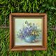 Huile de toile bouquet