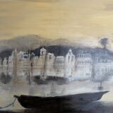 Oil on canvas signed India