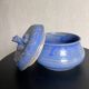 Blue ceramic candy dish – vintage handcrafted piece