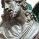 Buste christ en bronze