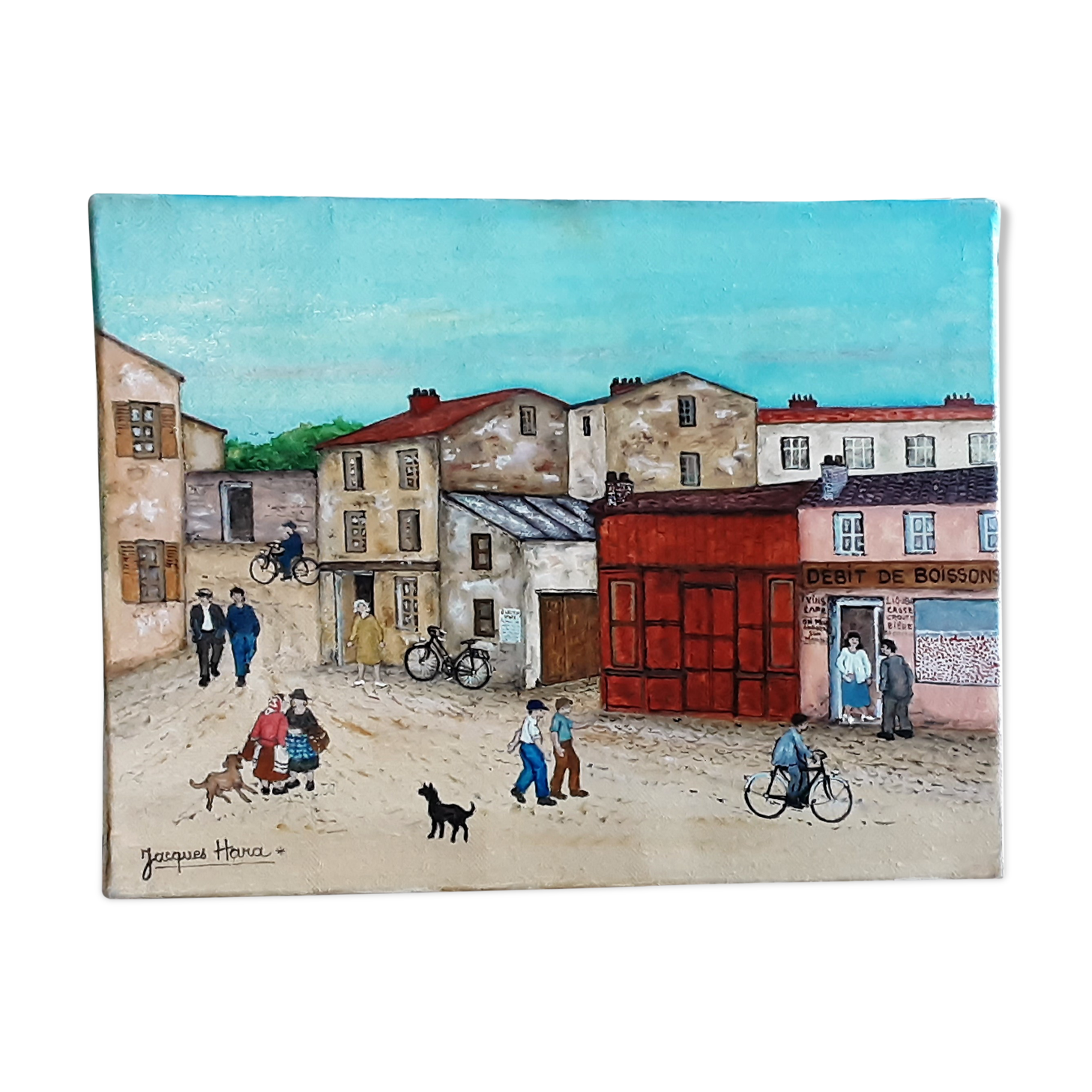 An old village of Jacques Hara XXth