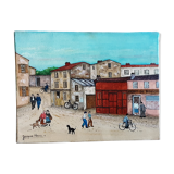 An old village of Jacques Hara XXth