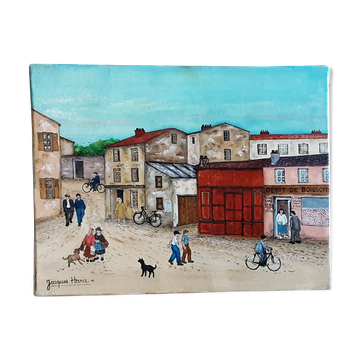 An old village of Jacques Hara XXth