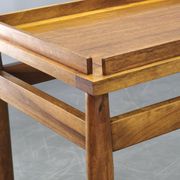 Mid Century Walnut Serving Cart, Czechoslovakia, 1970s