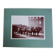 Old photograph 1900 horse-drawn carriage and coachman State Railways