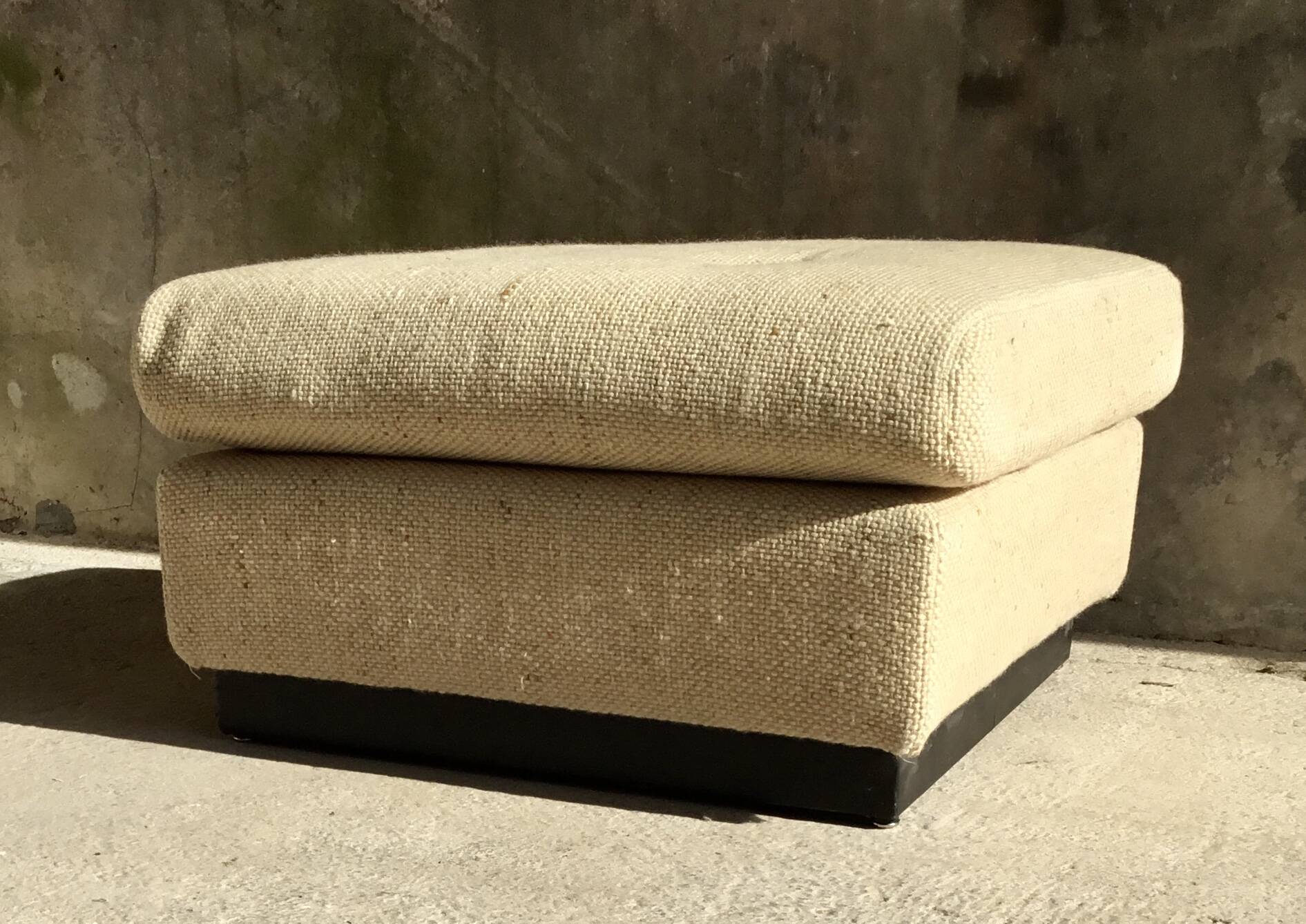 Side table or footrest by Eddie Harlis for Mobilier International