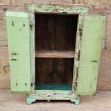 Old bedside table - tribal cabinet in Burmese teak