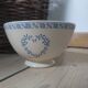 Niderviller iron earth bowl heart model cross stitch