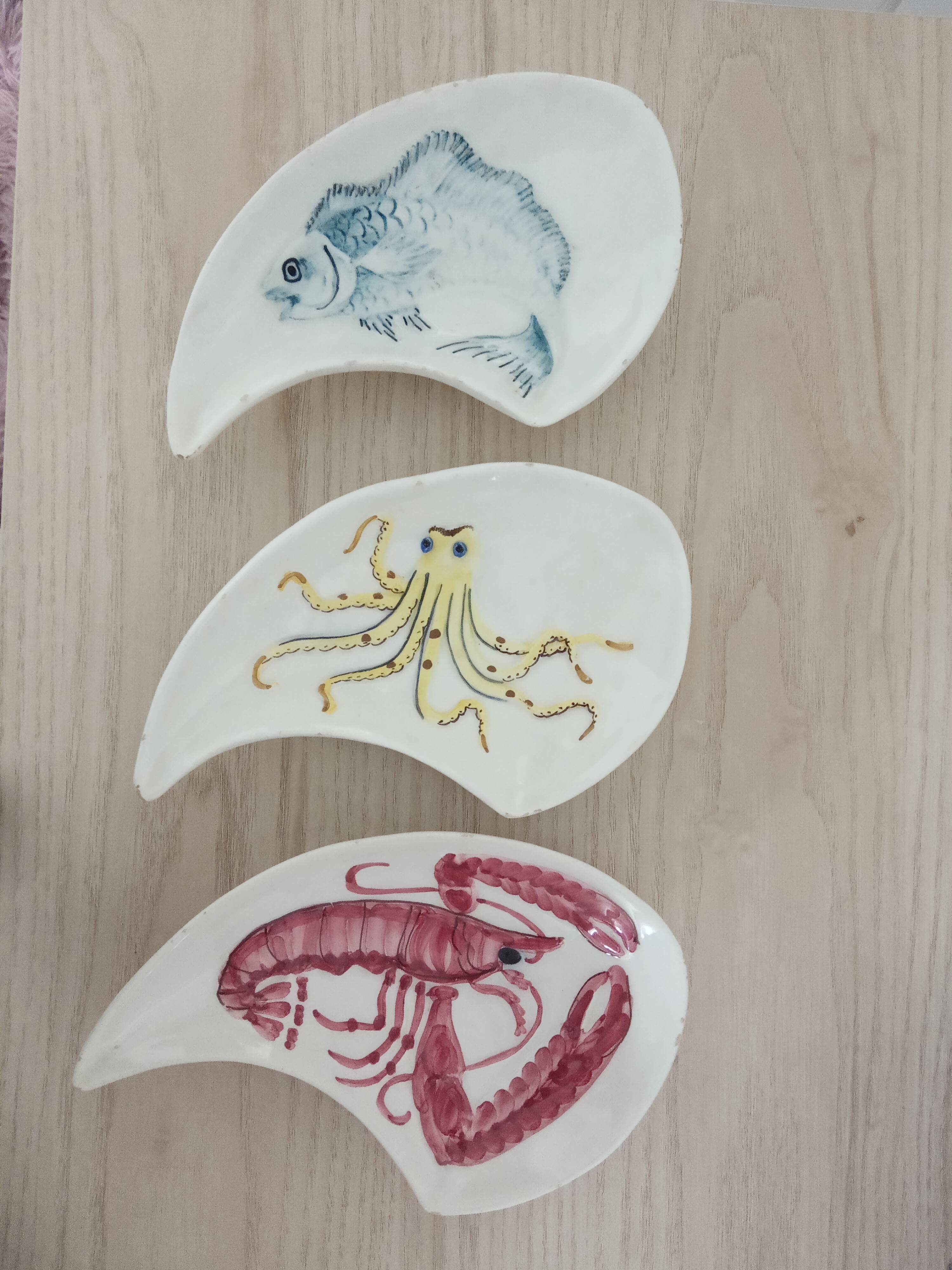 Lot de 3 plats apéritif.