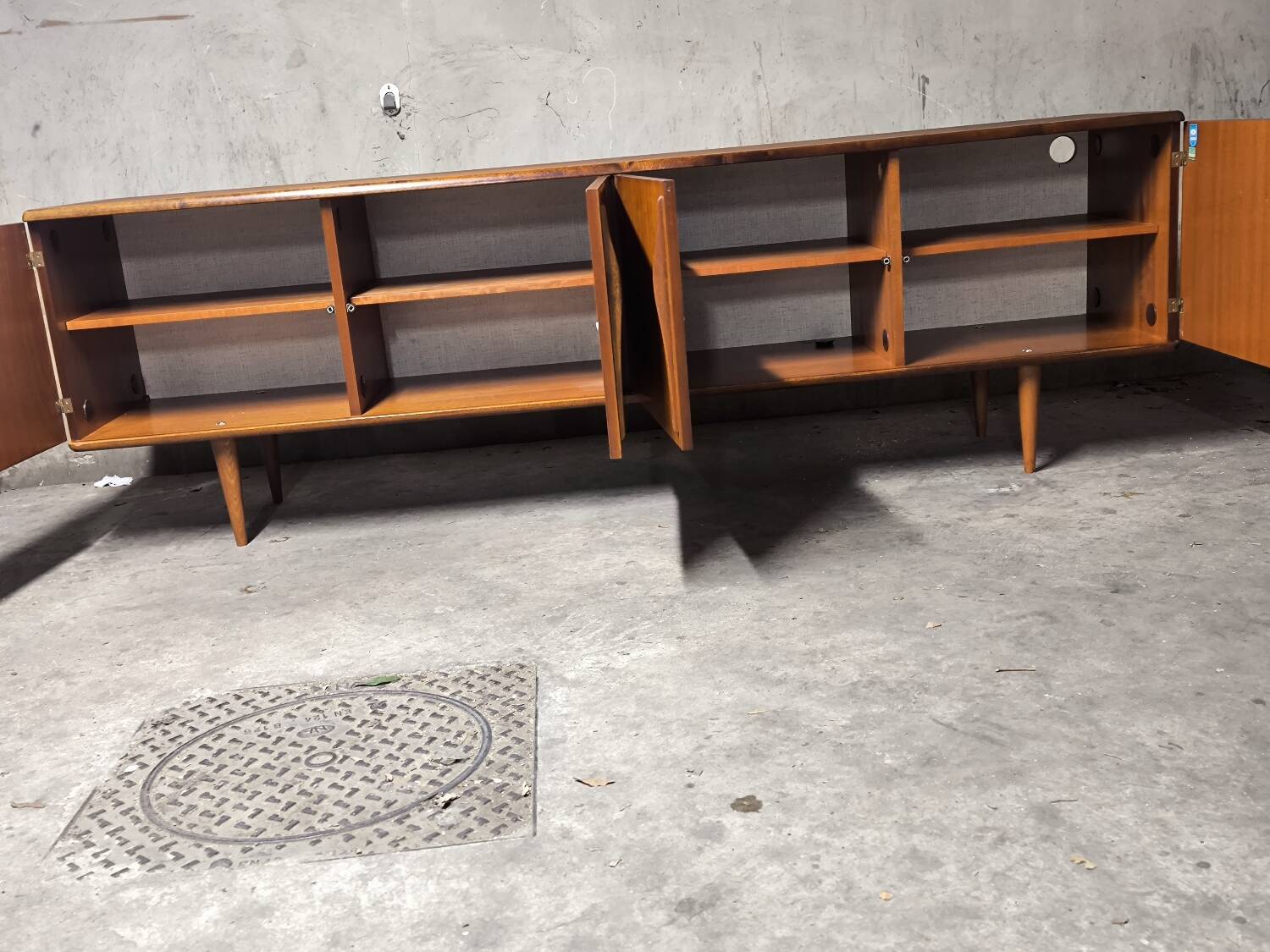 Enfilade scandinave vintage en palissandre