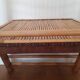 Bamboo and rattan folding chair