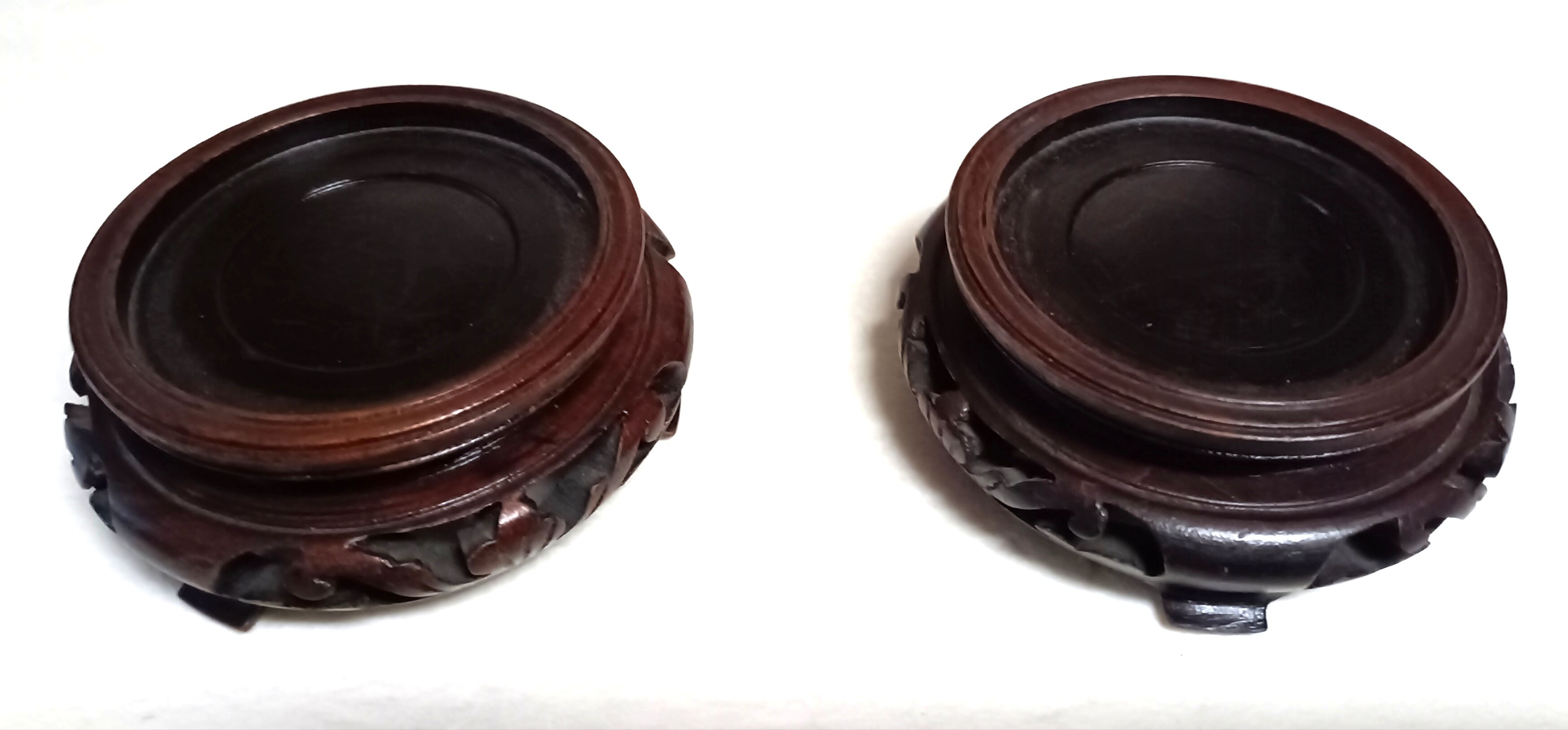 Pair of Asian enamel cloisonné vases