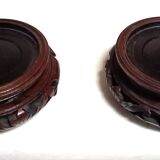 Pair of Asian enamel cloisonné vases