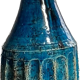 Vase vintage scandinave bleu