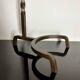 Large brutalist design candle holder from the 60s