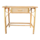 Old bamboo and wicker desk / dressing table