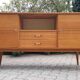Enfilade vintage chêne clair 1950