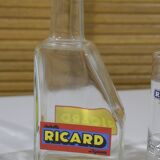 Carafe Ricard asymétrique et 3 verres tubes