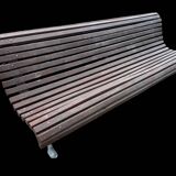 Barcelona city bench in cast iron and wood