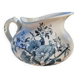 Bathroom pitcher blue floral decoration - Tierra del Fuego de Grigny