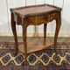 1970s Louis XV style side table in rosewood and beech.