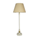 Lampadaire Art Déco en bois peint blanc et doré, 1925