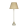 Lampadaire Art Déco en bois peint blanc et doré, 1925
