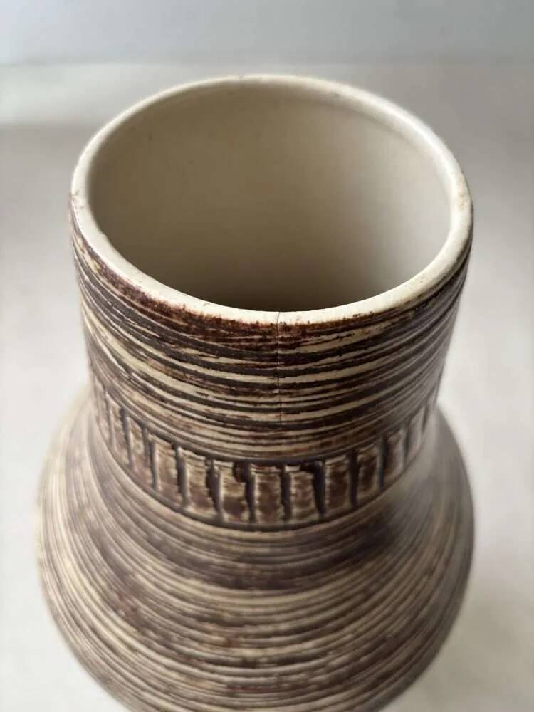 70s Spara ceramic Japandi vase, minimalist vase.