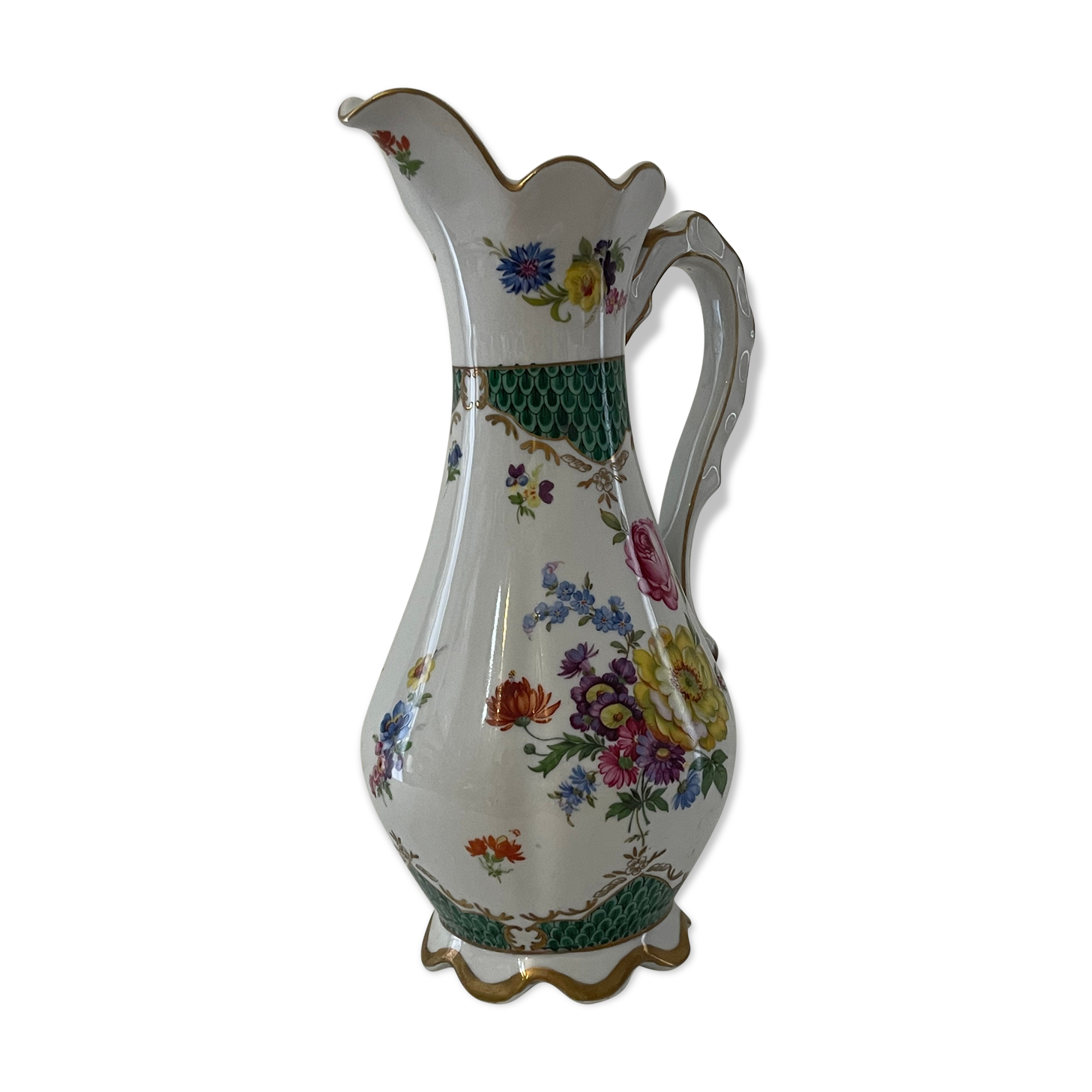 Royal Worcester Hard Porcelain Ewer United Kingdom NINETEENTH