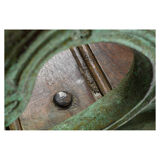 Cast-iron green bench