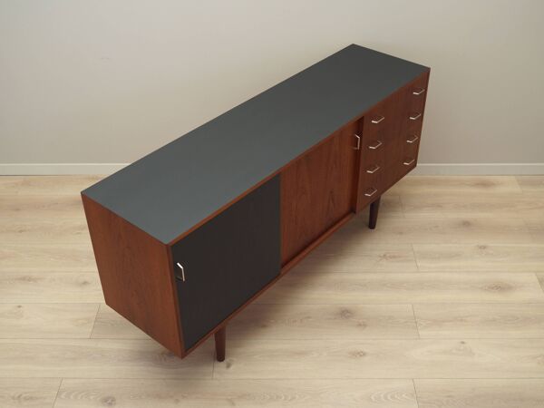 Commode en teck, design danois, années 1960, production : Danemark
