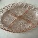 Cut glass plate
