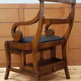 Notarial chair, luxurious library