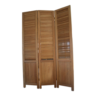 Screen in solid oak