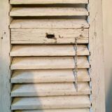 4 patinated shutters
