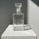 Vintage glass whiskey decanter H:22cm