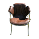 Leather chair model Lynn Gastone Rinaldi for Rima