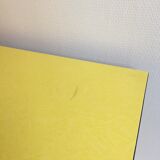 Yellow Formica kitchen table, 1960