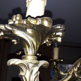 Bronze chandelier 8 branches