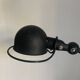 Lampe vintage 1980 Jielde 2 bras noire mat d'origine - 100 cm