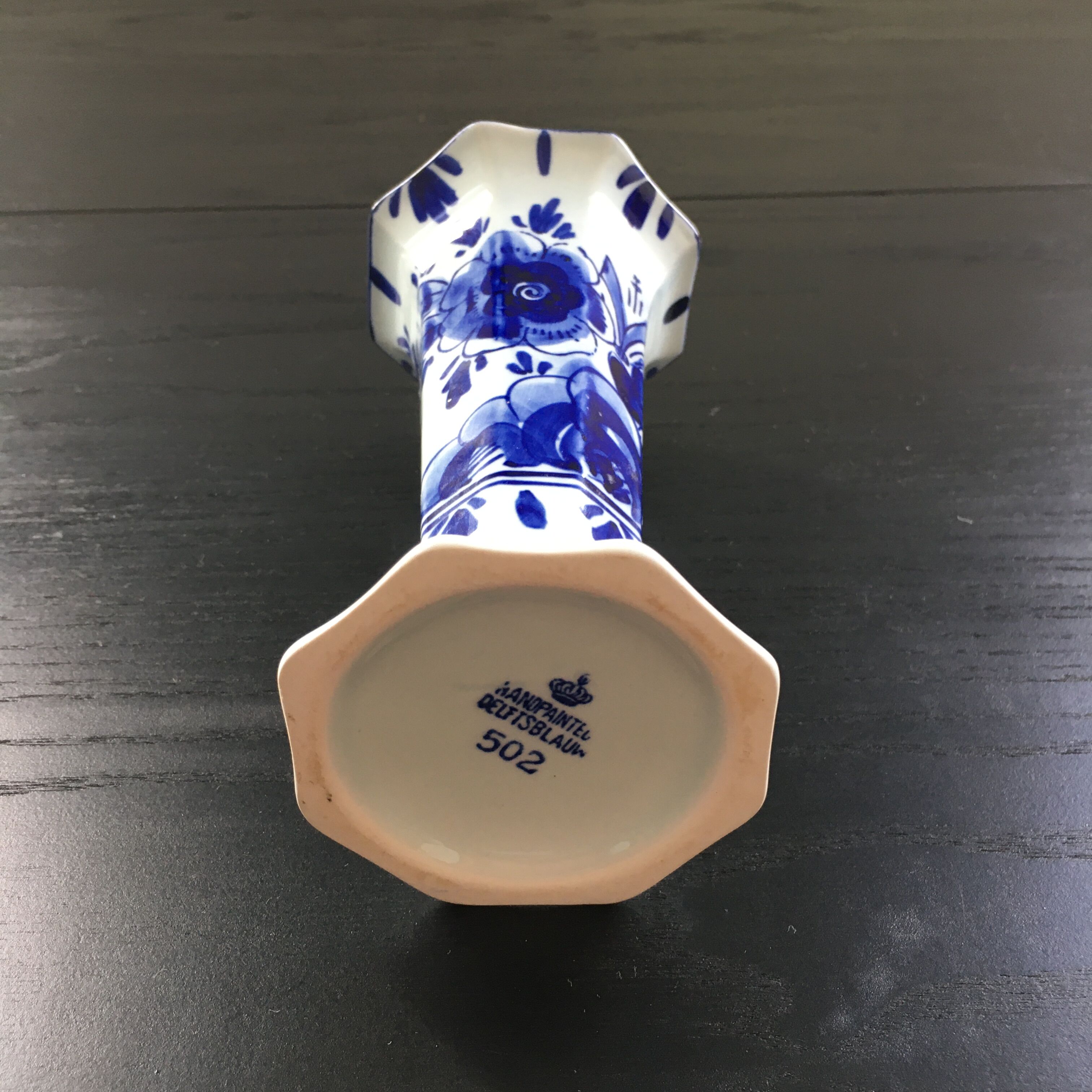 Blue Dutch vase