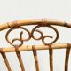 Vintage rattan baby bed 1960