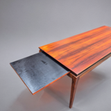 Extendable coffee table in rosewood, Danish vintage 1960s