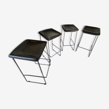 Lot de 4 tabourets de bar