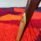 1950s half-moon tripod bedside table