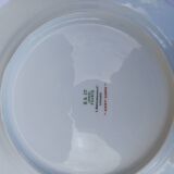 6 Bernardaud porcelain flat plates - Saint-Saens model - 1970s