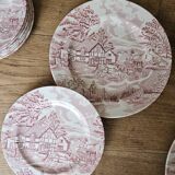 X14 Luneville English style flat plates