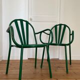 Paire de fauteuils 1930
