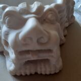 Plaster dragon ashtray